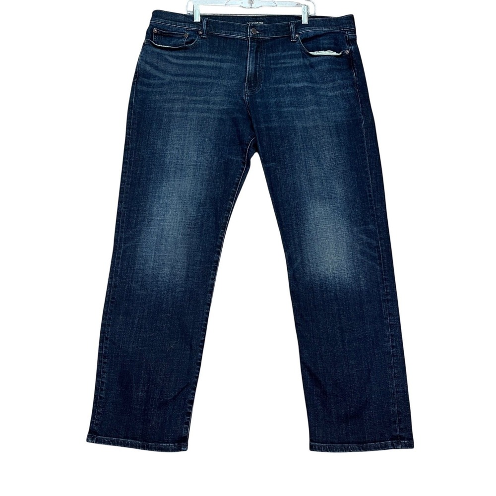 Lucky Brand Jeans Mens 40x32 Dark Wash Denim Straight Leg 5 Pocket Classic‎ EUC
